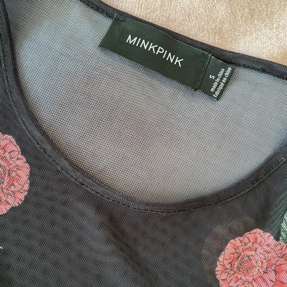 Minkpink night rose tee dress size small - Picture 7 of 10